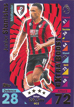 Junior Stanislas AFC Bournemouth 2016/17 Topps Match Attax Extra Update Card #UC2